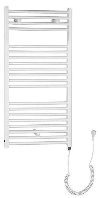 Electrische handdoek radiator recht Direct-E wit Electrische handdoek radiator recht Direct-E wit
