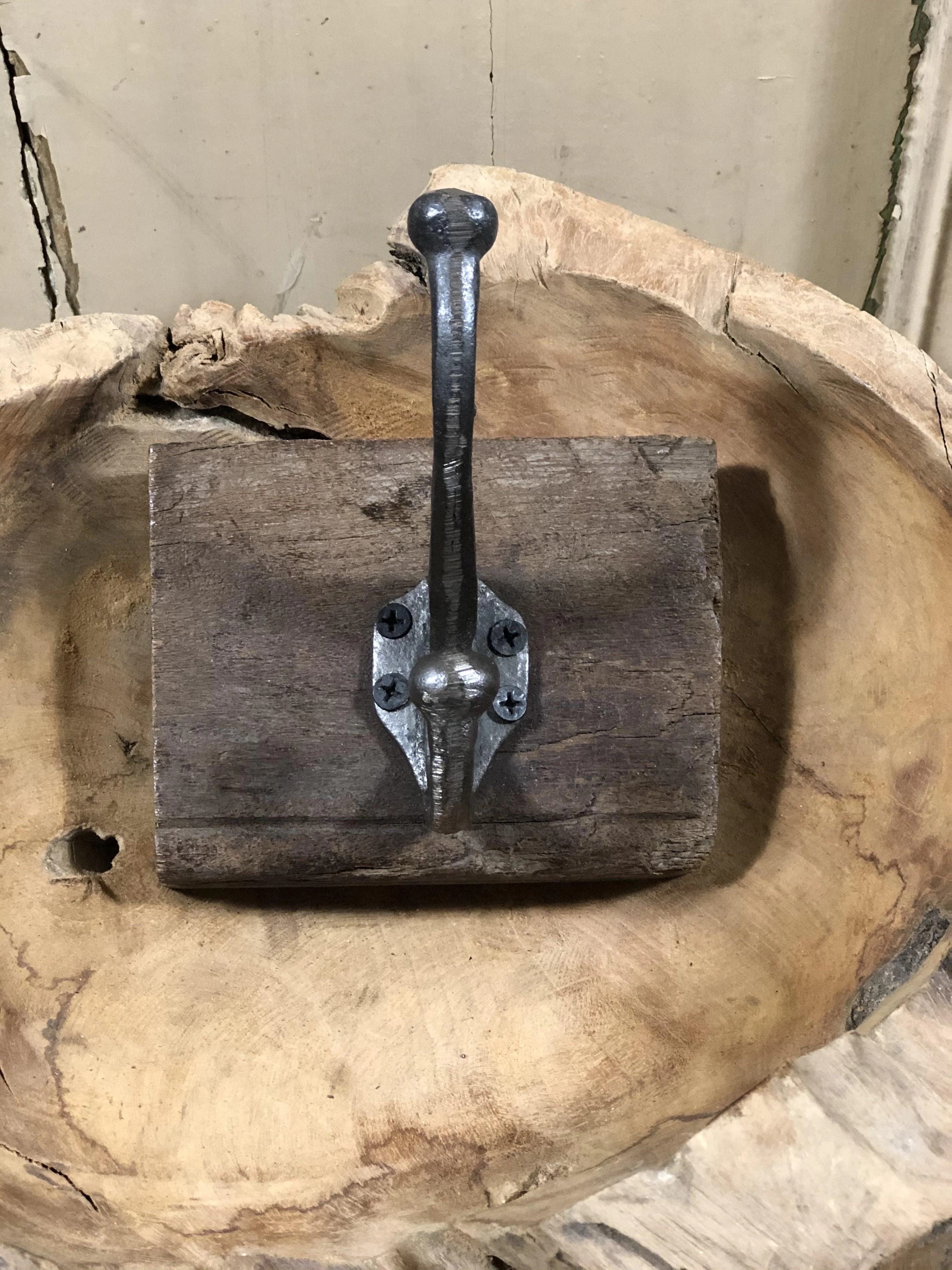 haak van oud vintage hout