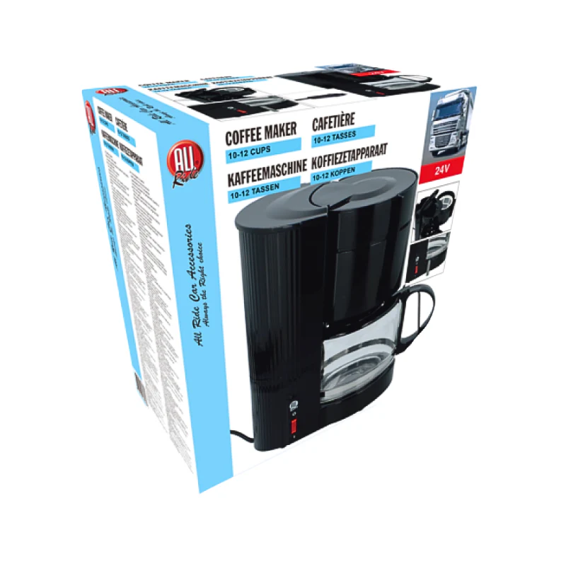All Ride 24V Koffiezetapparaat – 10 tot 12 koppen filterkoffie voor onderweg!