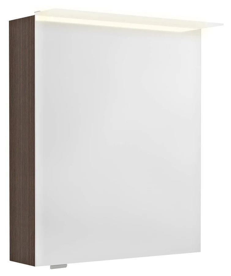 Linex Spiegelkast Met LED-Verlichting 60x70x15 Cm Links/Rechts Rustiek Grenen Linex Spiegelkast Met LED-Verlichting 60x70x15 Cm Links/Rechts Rustiek Grenen