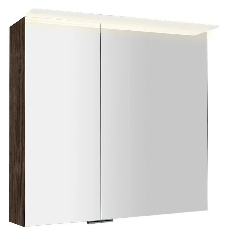 Linex Spiegelkast Met LED-Verlichting 80x70x15 Cm Rustiek Grenen Linex Spiegelkast Met LED-Verlichting 80x70x15 Cm Rustiek Grenen