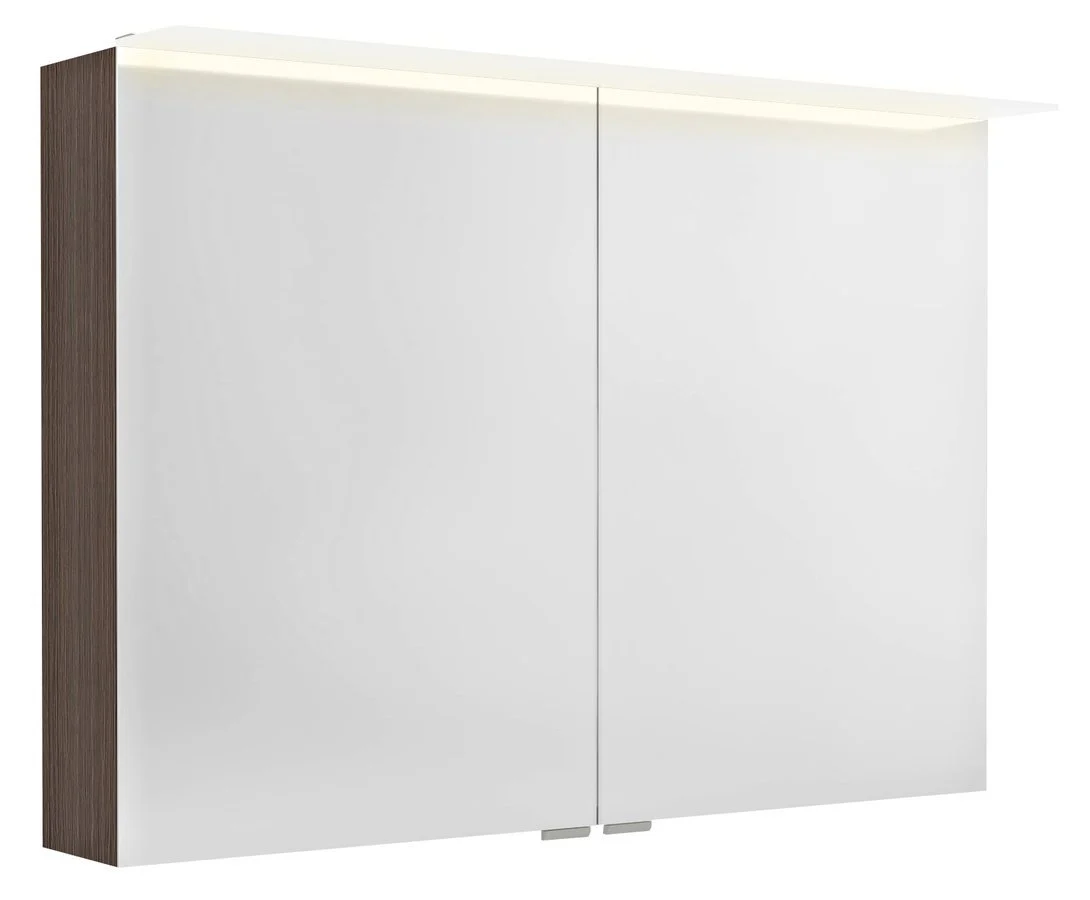 Linex Spiegelkast Met LED-Verlichting 100x70x15 Cm Rustiek Grenen Linex Spiegelkast Met LED-Verlichting 100x70x15 Cm Rustiek Grenen