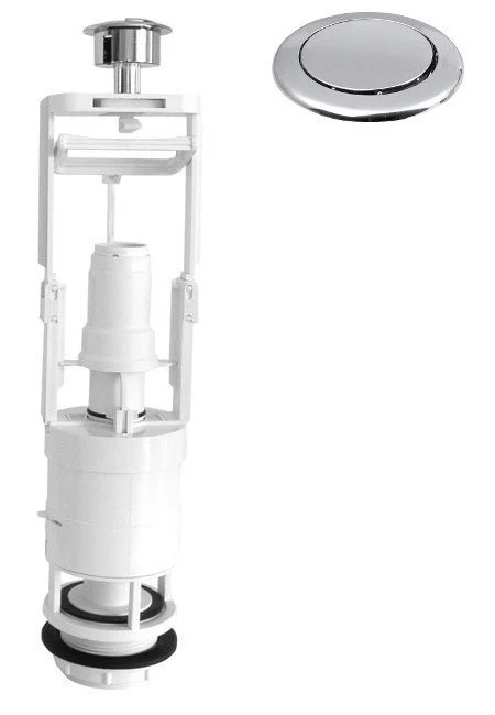 Aqualine Spoelventiel Met Stopknop Chroom