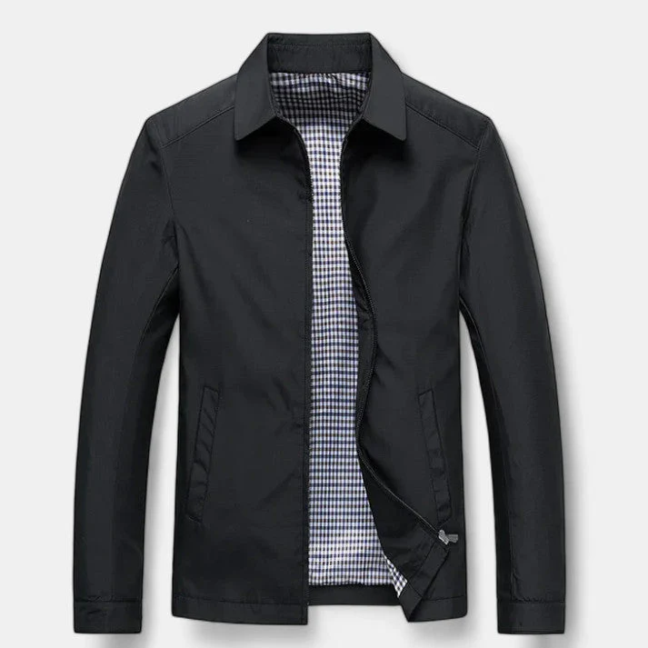 Jack Heren Zwart – Moderne Bomberjack