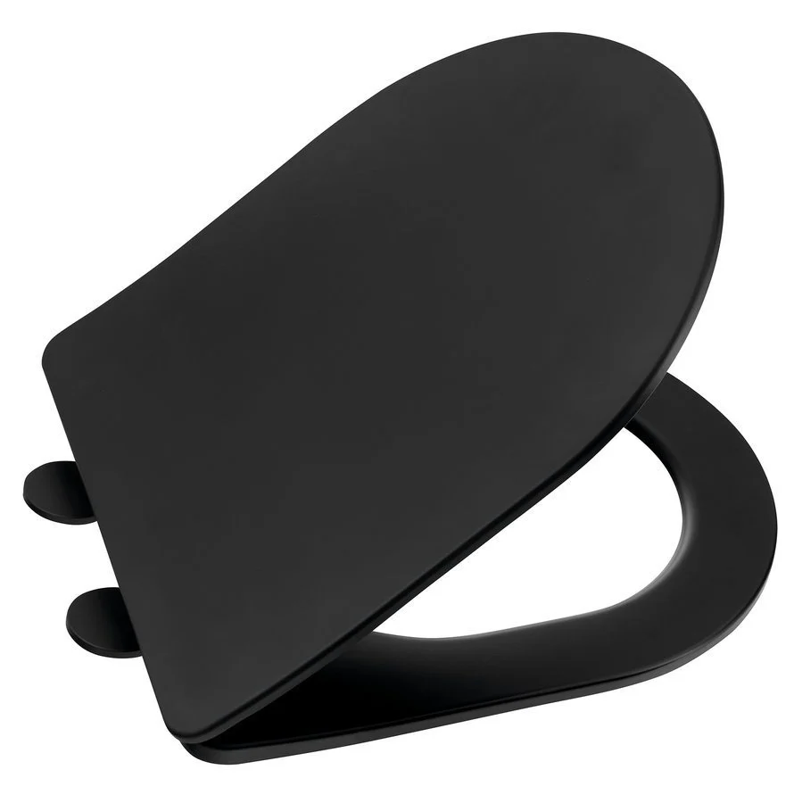 Paco Toiletzitting Slim Softclose Easy Take Duroplast Zwart Paco Toiletzitting Slim Softclose Easy Take Duroplast Zwart