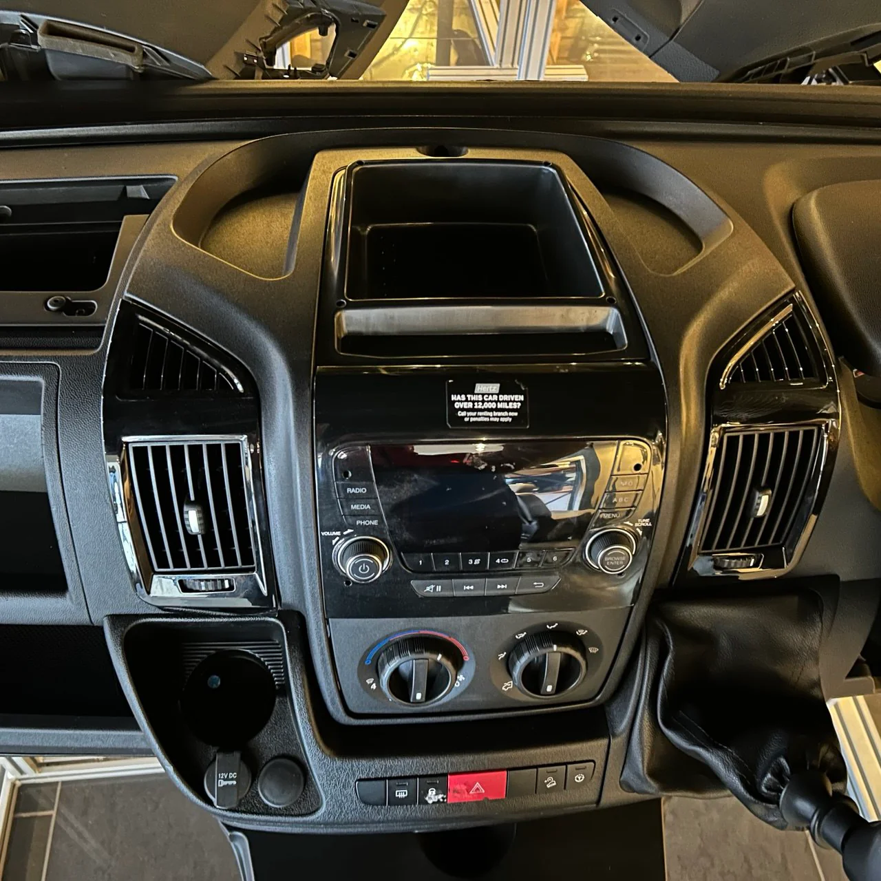 Interieurupgrade voor Citroën Jumper Boxer Top Dashboardbak met rubberen mat – Van-X
