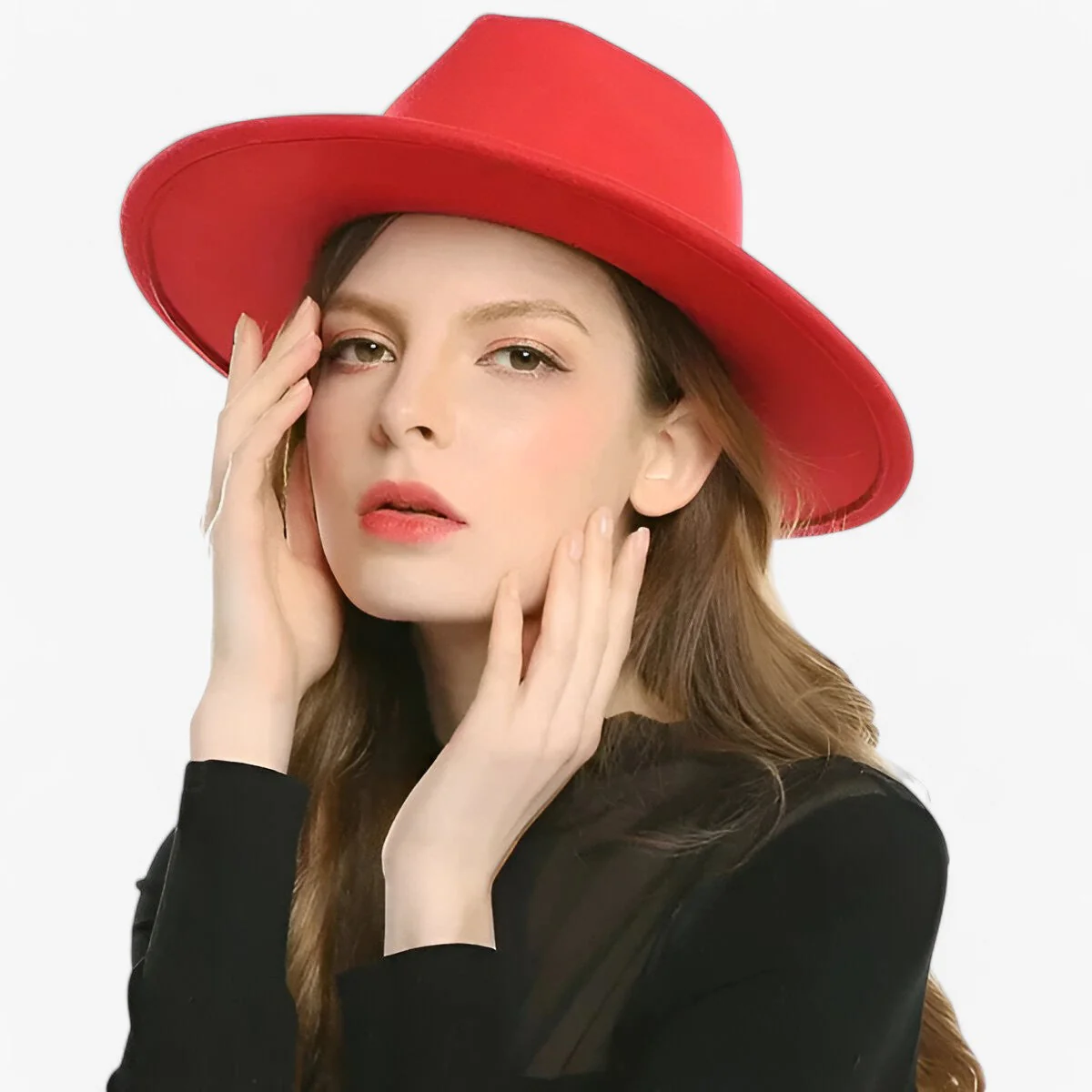 Muts Camelkleurig – Lena Wollen Fedora – Blijf Warm in Stijl