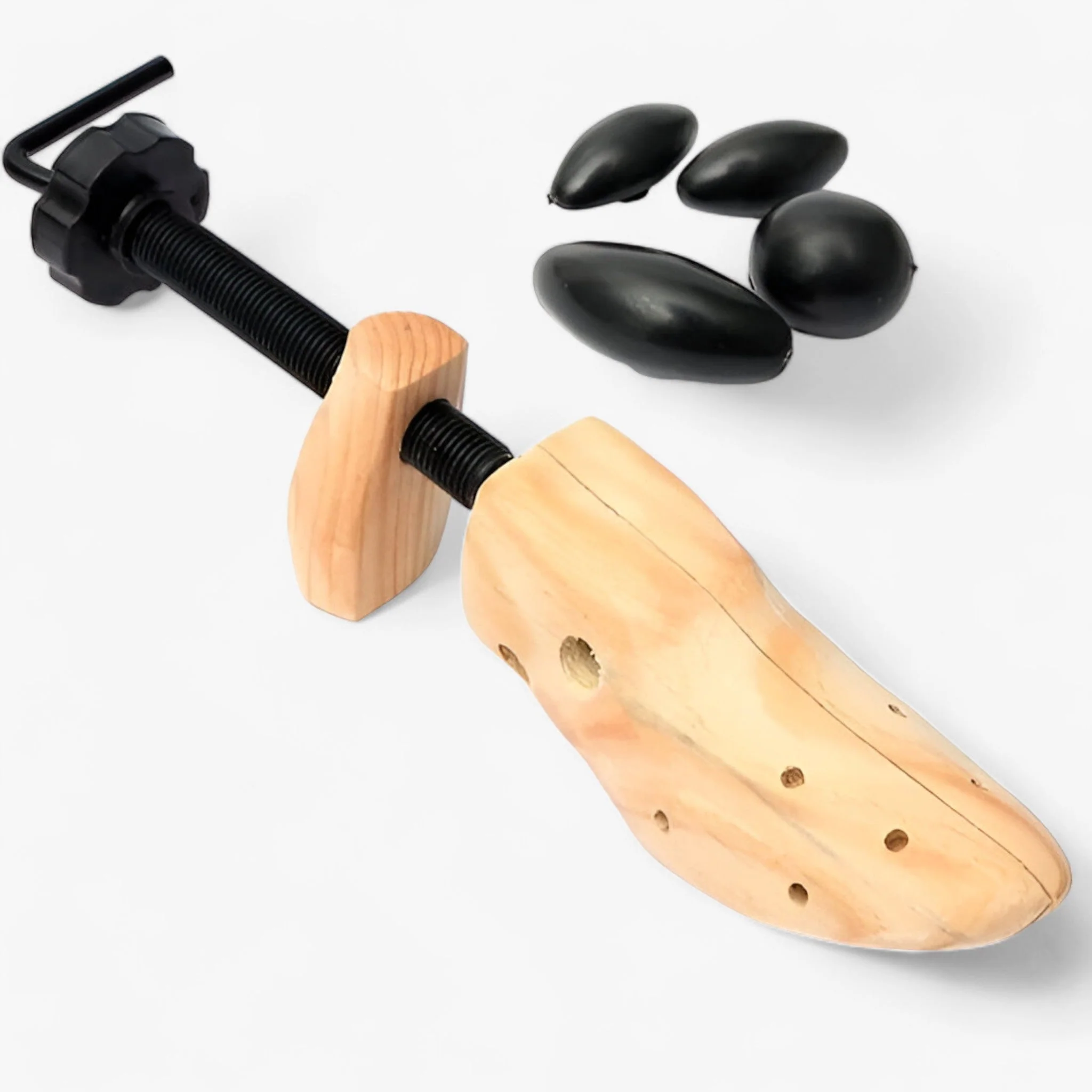 Schoenverbreder Verstelbaar Hout – Comfortabel & Effectief voor Brede Voeten