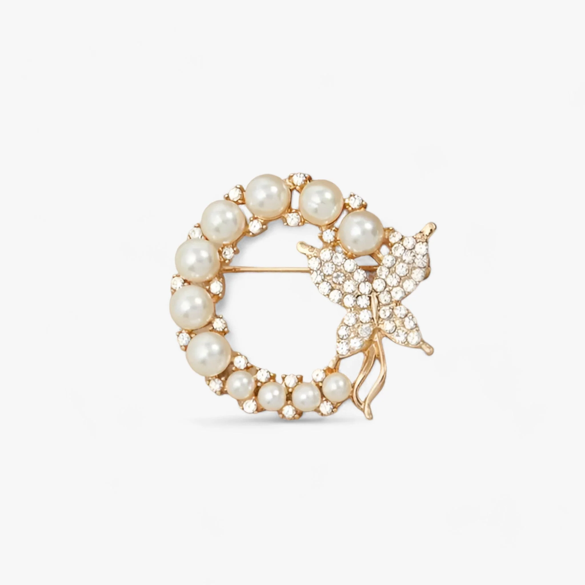 Broche Dames Oranje – Aurelia Vlinder – Verhoog Je Stijl