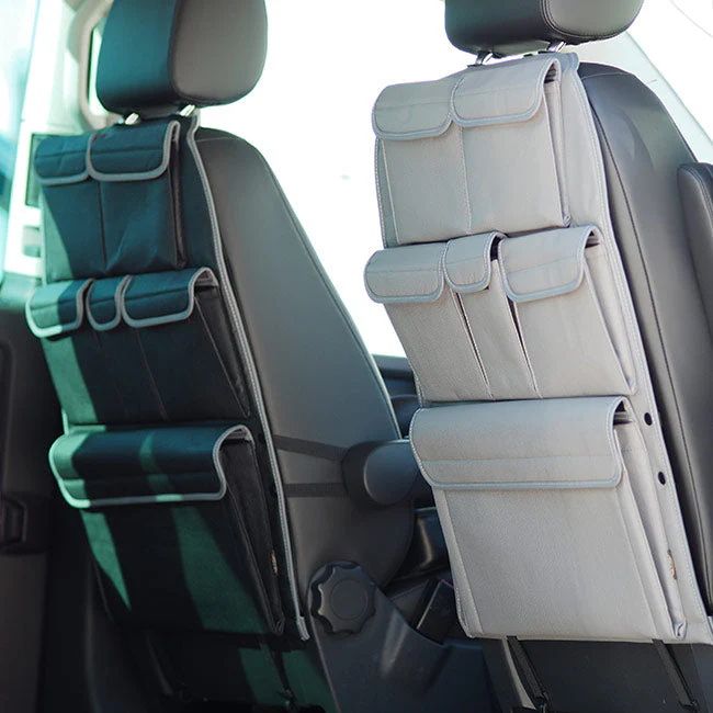 Voor VW T6 & T6.1 Transporter Campervan Kunstleer Captain's Achterbank Opbergtas | Van-X