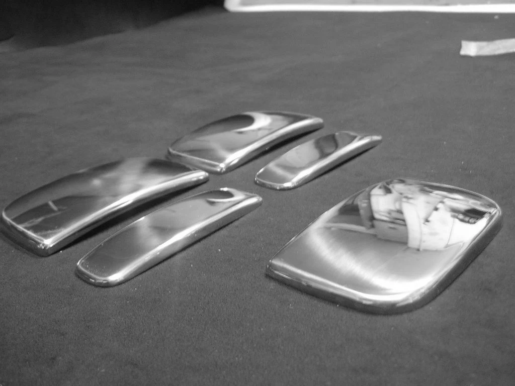 Peugeot Partner Deurgreepafdekkingen (3 of 5 stuks) RVS