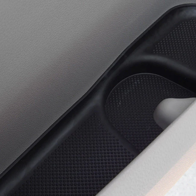 Voor VW T6 Camper Transporter Rubberen Deurvak Inzetstukken – Zwarte Mattenset, Direct Fit - Afbeelding 3
