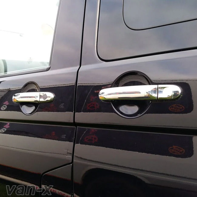 Deurgreepafdekkingen voor VW T6 Transporter roestvrij staal Deurgreepafdekkingen voor VW T6 Transporter roestvrij staal