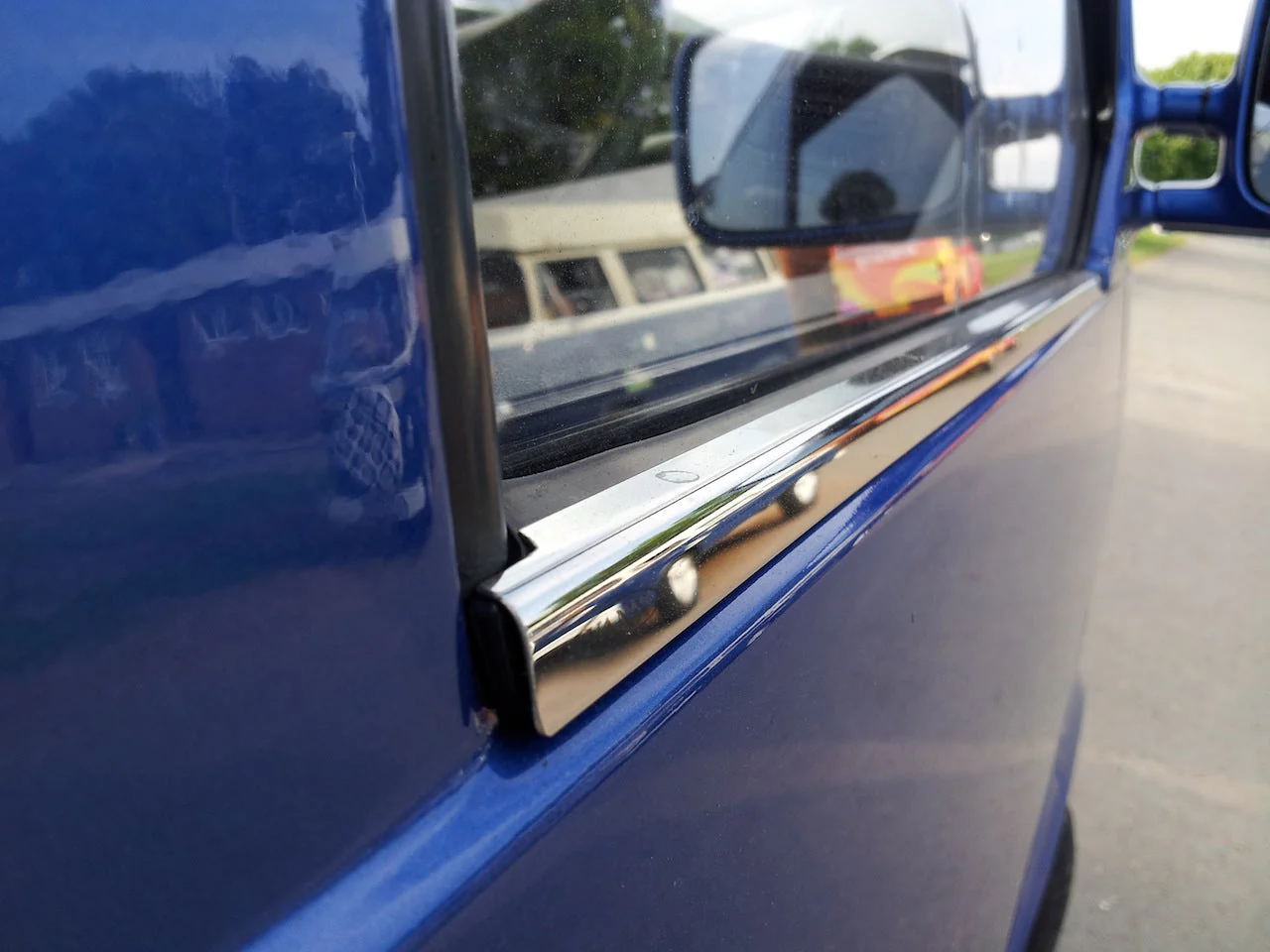 Vensterbankbekleding voor VW T4 Transporter roestvrij staal (geweldig cadeau-idee) - Afbeelding 2