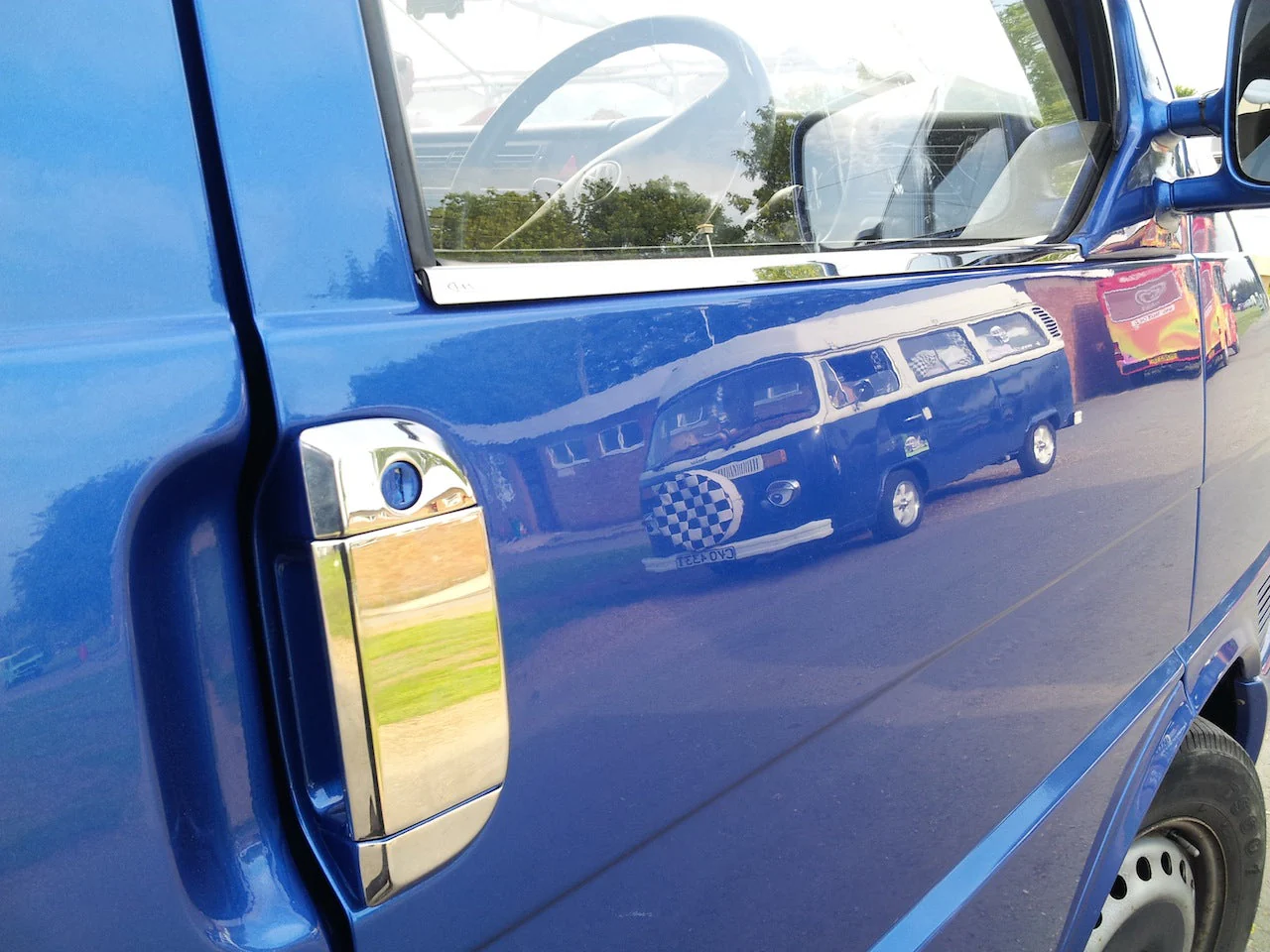Vensterbankbekleding voor VW T4 Transporter roestvrij staal (geweldig cadeau-idee) - Afbeelding 3
