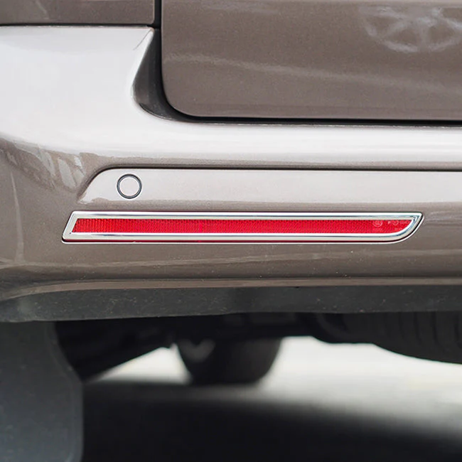 Voor VW T6 Transporter Achterbumper Reflector Sierlijsten – Chroom Styling Upgrade | Van-X - Afbeelding 2