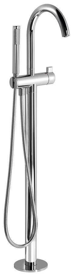 Floorstanding Vrijstaande Badmengkraan Chroom Messing