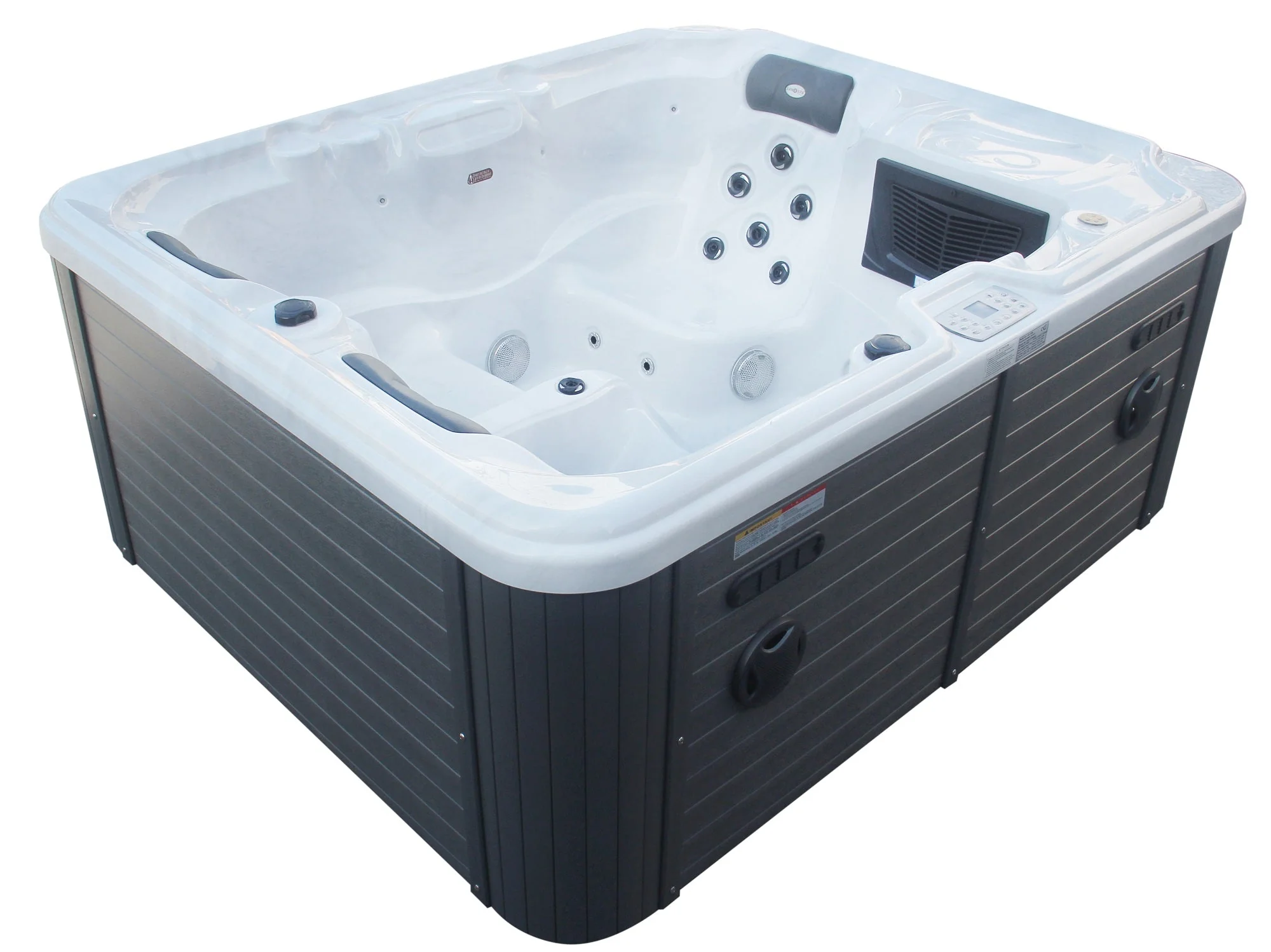 Sanotechnik Oasis Outdoor Whirlpool Wit Marmer 208x175x90 cm Sanotechnik Oasis Outdoor Whirlpool Wit Marmer 208x175x90 cm