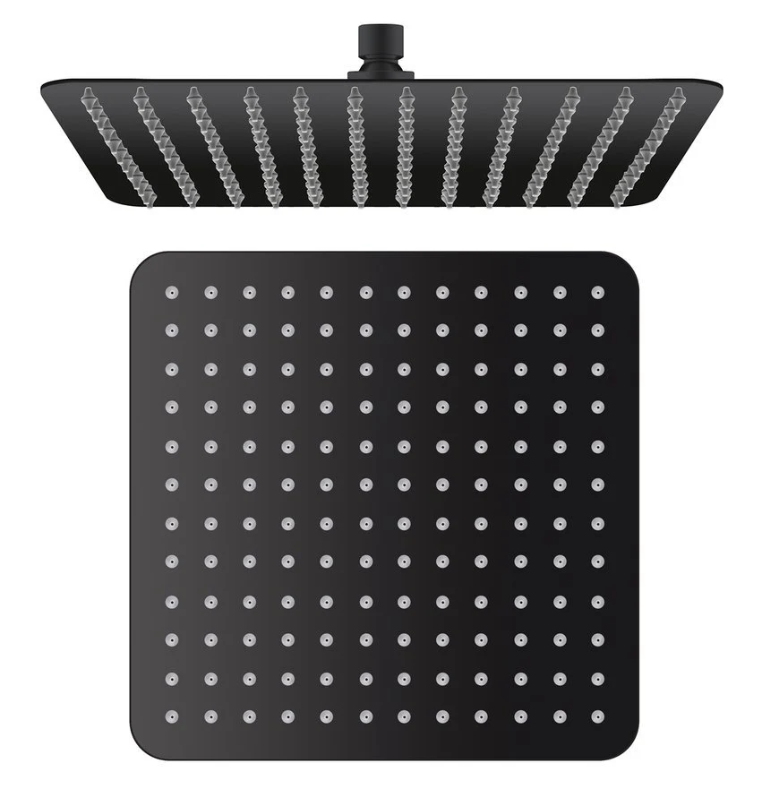 Sapho Regendouchekop 30 cm Mat Zwart