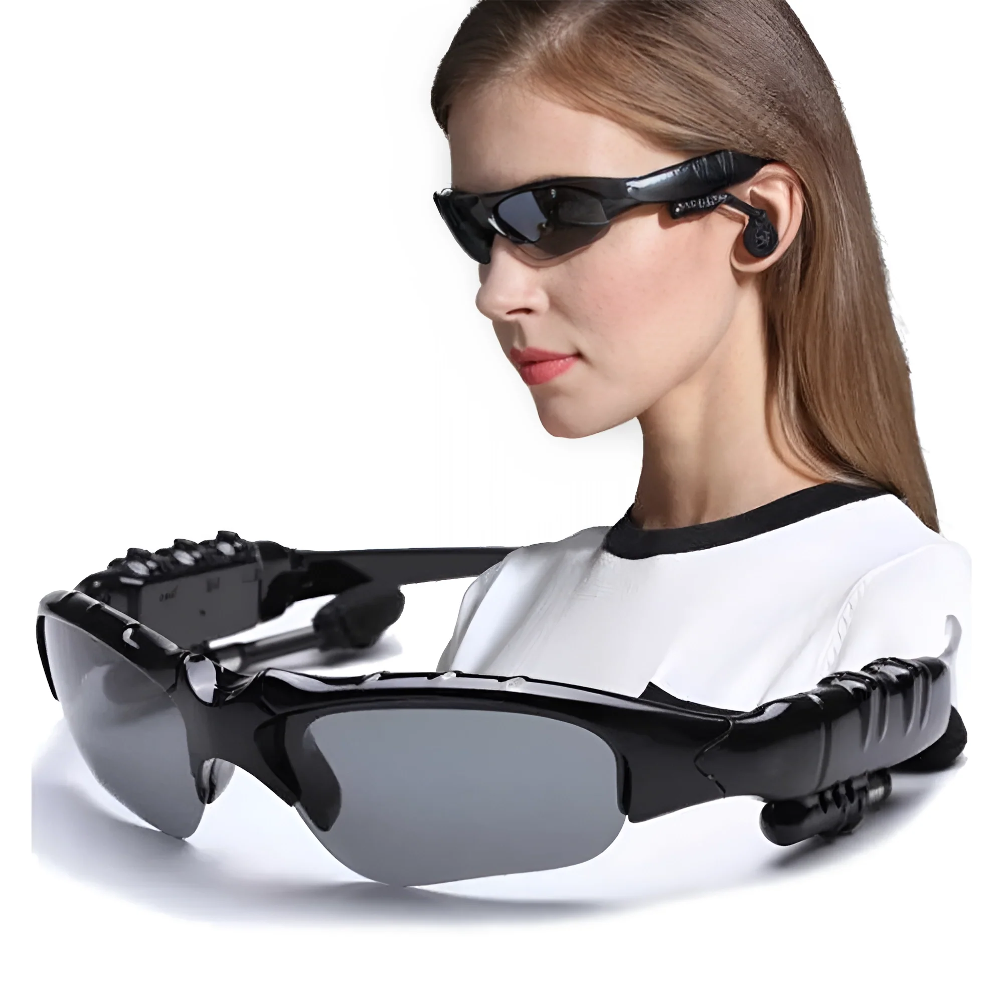 Smart Bluetooth Zonnebril Zwart – Audio Gesprekken Outdoor – Kunststof