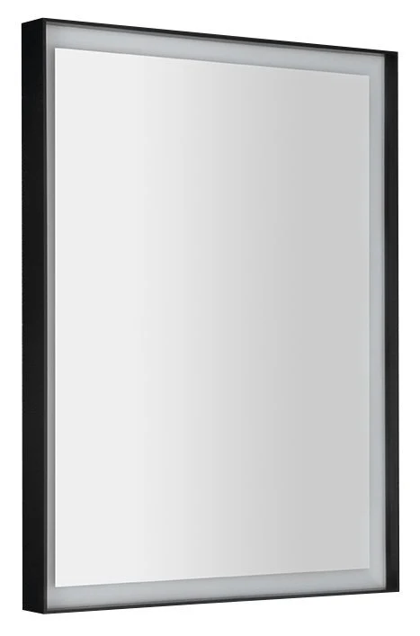 Sapho Sort LED Spiegel 60x10x80 Cm Mat Zwart
