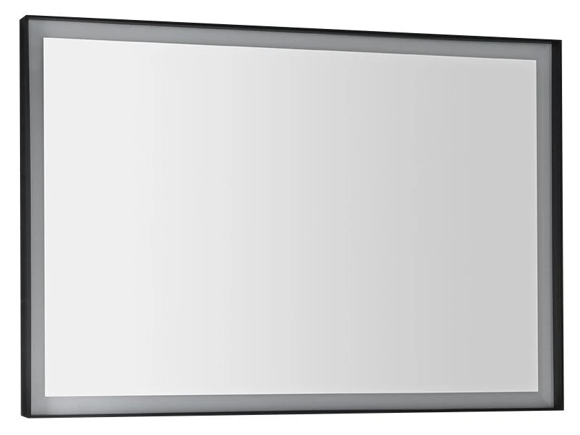 Sort LED Spiegel Met LED Verlichting 100×70 Cm Mat Zwart Sort LED Spiegel Met LED Verlichting 100×70 Cm Mat Zwart