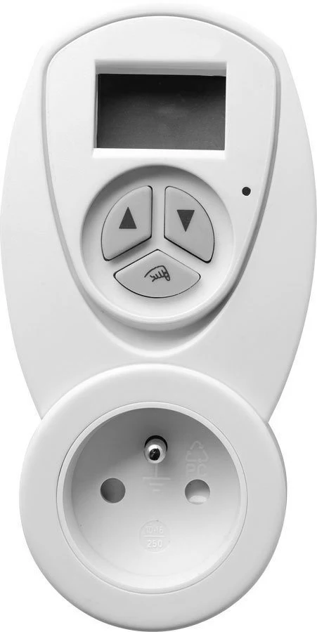 Elektrische plug in thermostaat met timer voor verwarming