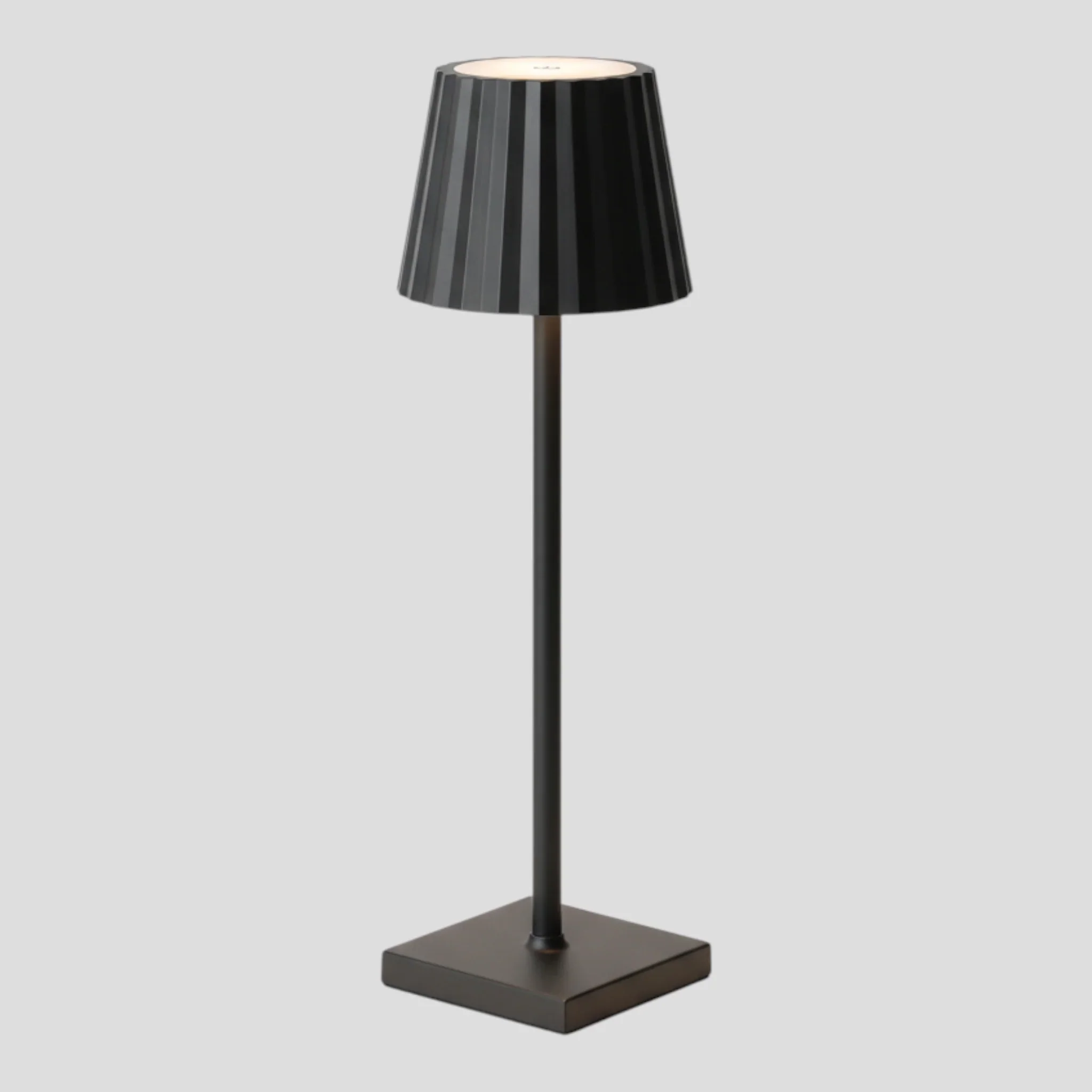 Lampe de Table LED Sans Fil avec Batterie Rechargeable et Commande Tactile Aluminium