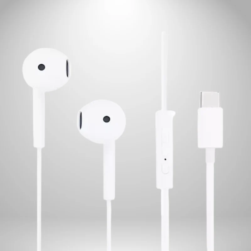 To Go Earphone USB-C White – Comfortabele Oordopjes voor Onderweg