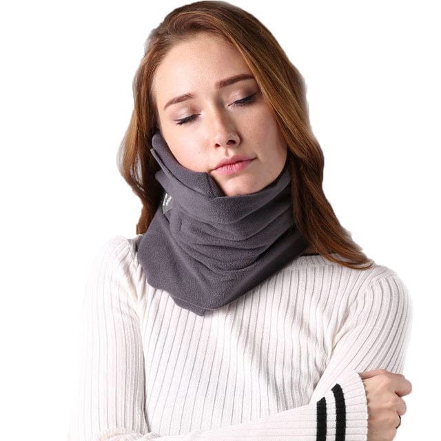 Nekkussen Pro Zwart – Ergonomisch Reiskussen met Memory Foam voor Optimaal Comfort