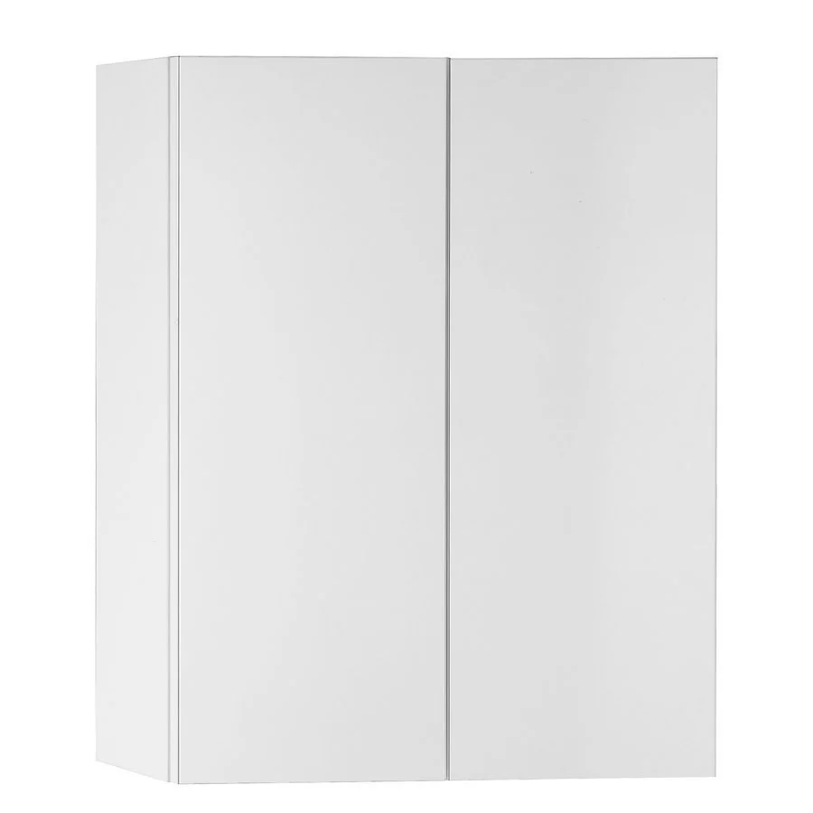 Aqualine Vega Spiegelkast 60x70x18 cm MDF Gelamineerd Wit Aqualine Vega Spiegelkast 60x70x18 cm MDF Gelamineerd Wit