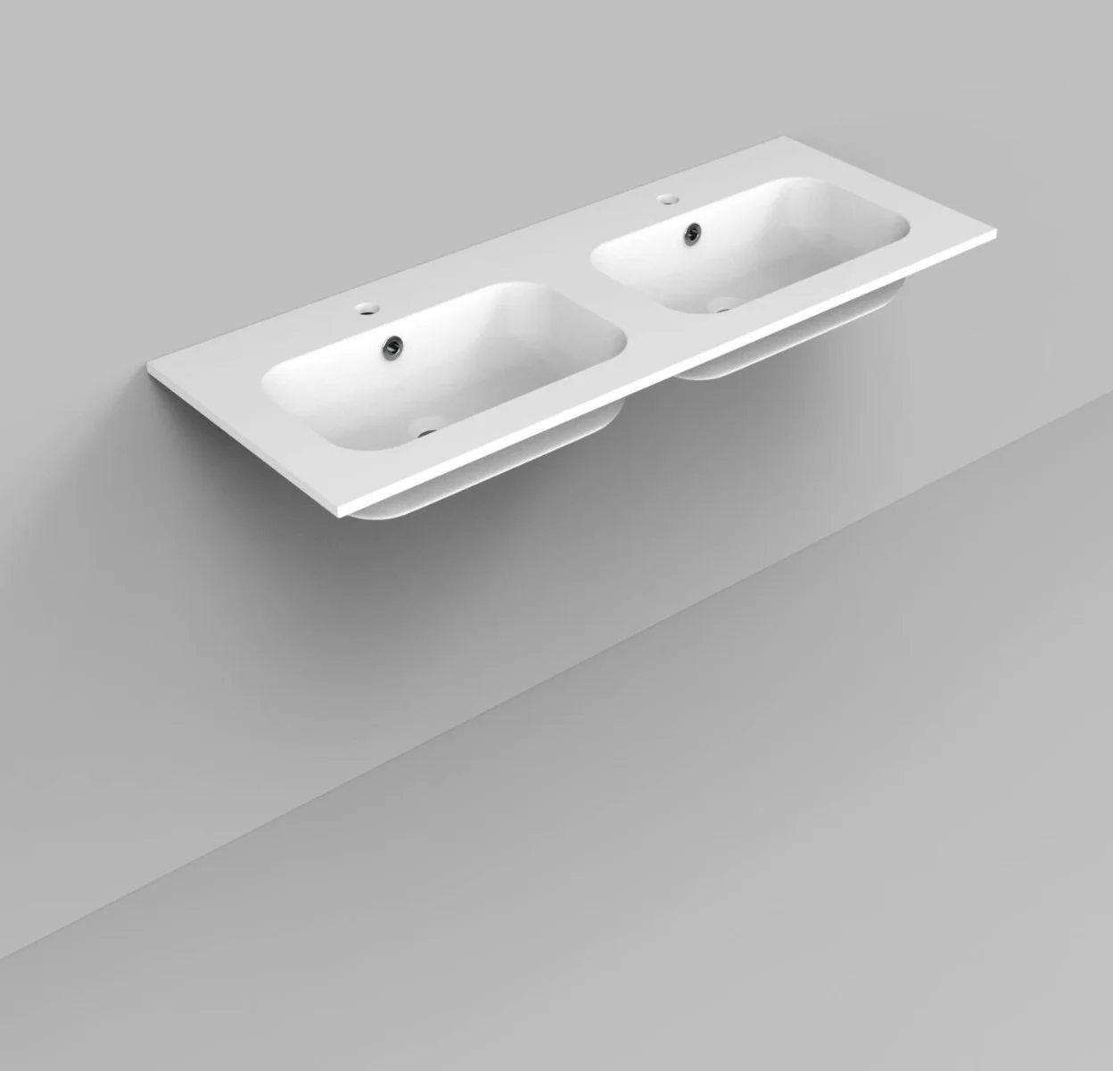 Arcqua Marble Wastafel 120×46 Dubbele wasbak
