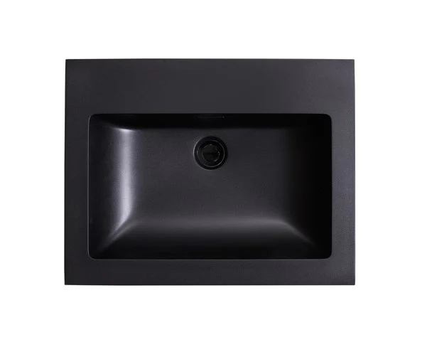 Wastafel 60×47 Quartz classic antraciet Wastafel 60×47 Quartz classic antraciet