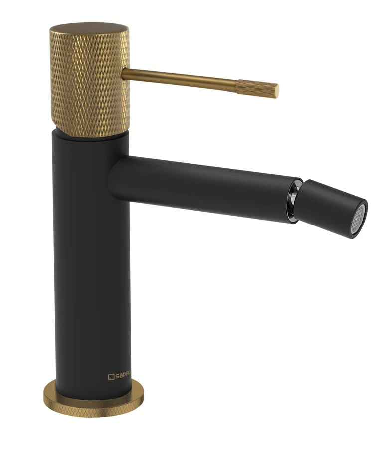 Sapho Solaris Bidetkraan Mat Goud / Glans Goud / Mat Zwart Sapho Solaris Bidetkraan Mat Goud / Glans Goud / Mat Zwart