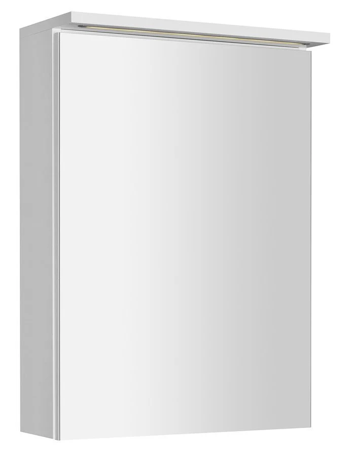 Aqualine Kawa Strip LED Spiegelkast 50×70,4×21,6 cm MDF Gelamineerd Wit