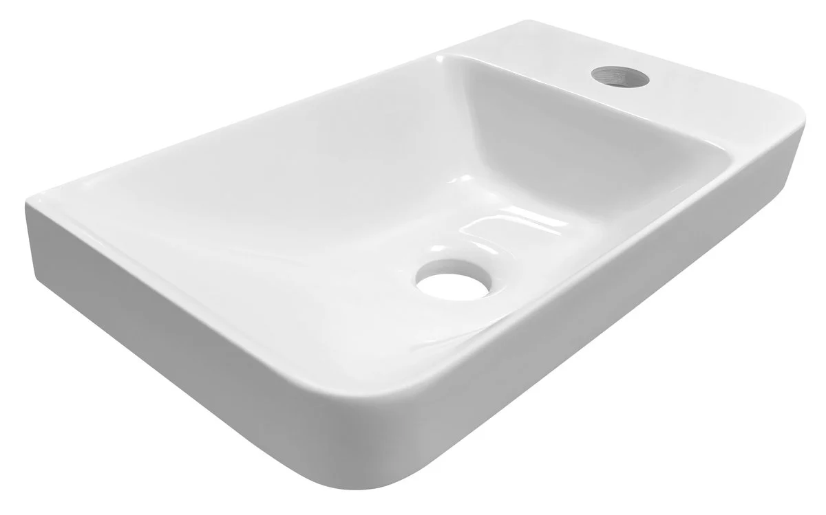 Zorba Toiletfontein Gegoten Marmer 40x22cm Rechts Wit Zorba Toiletfontein Gegoten Marmer 40x22cm Rechts Wit